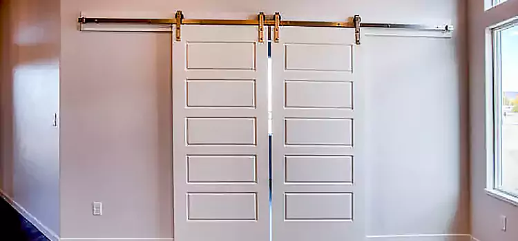Glass Barn Door with Installation Hardware Kit Mableton